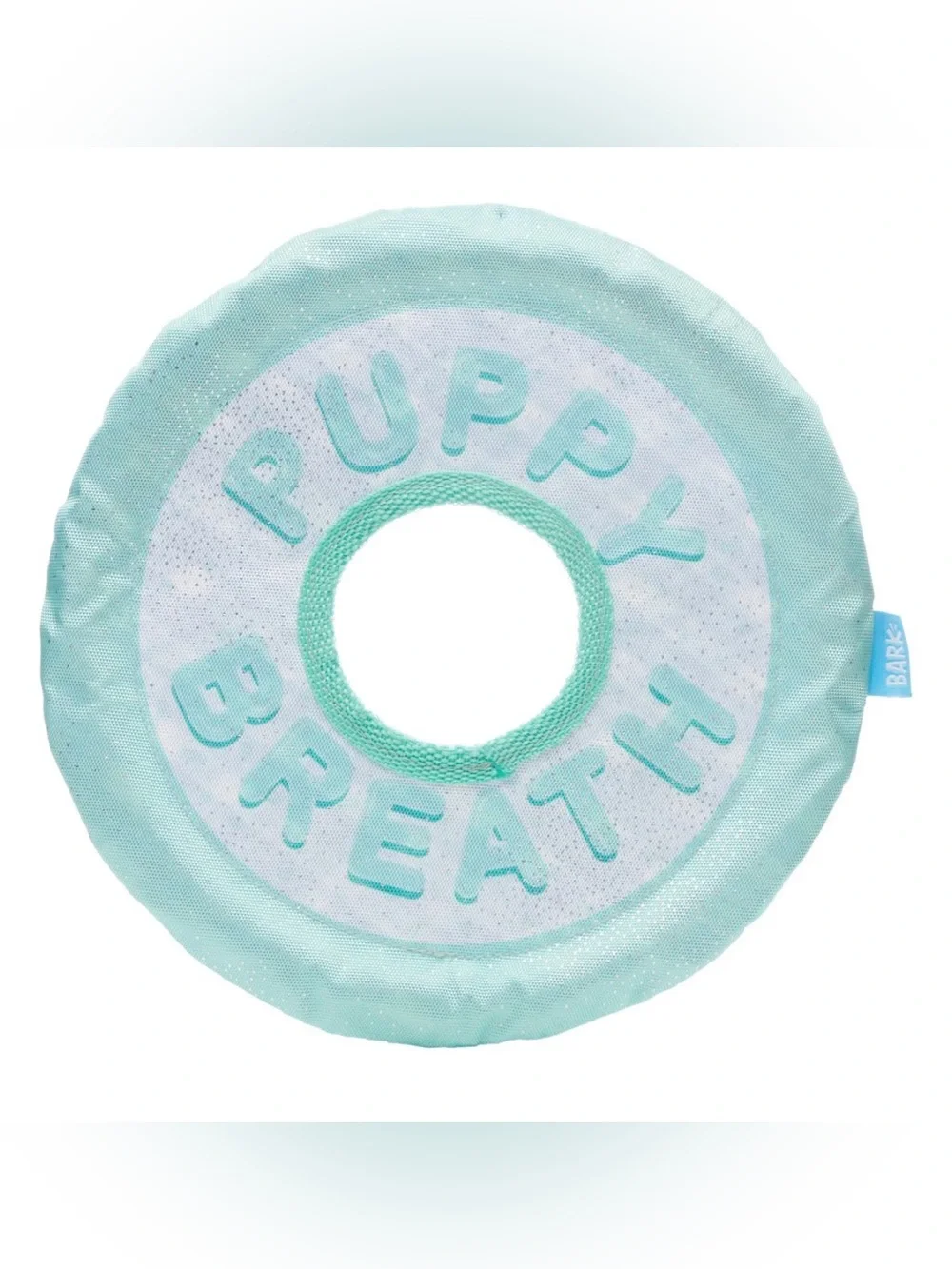 Bark Box maximum zoomies puppy breath mint frisbee dog toy NEW